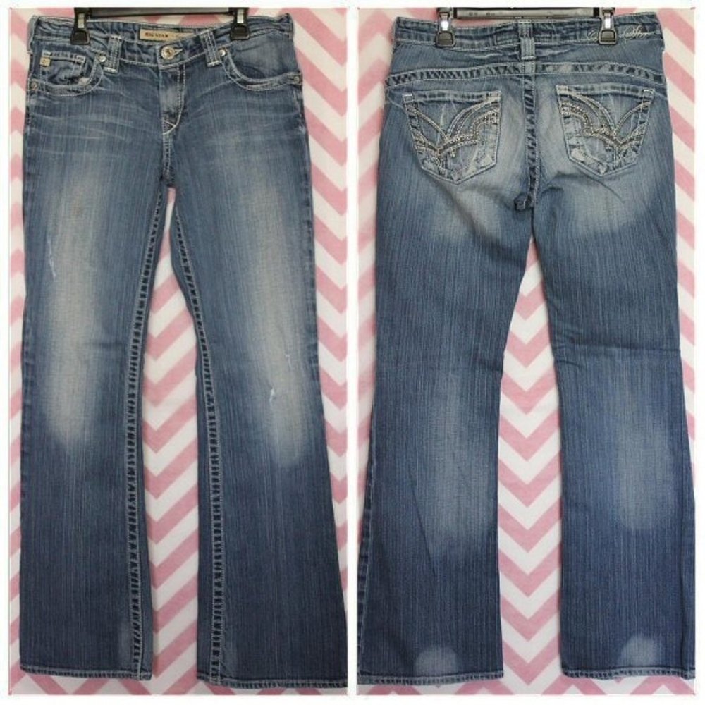 Big Star Women's Medium Blue Flared Jeans